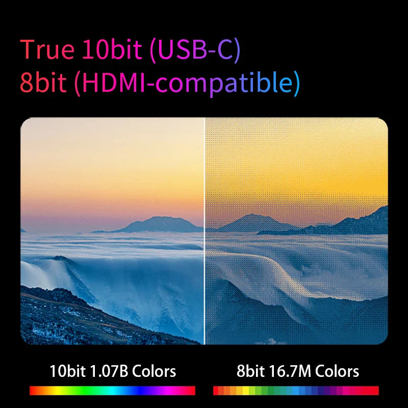 13.3" 4K OLED Touchscreen Monitor with HDR for Gaming