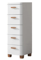 Space-Saving Plastic Bathroom Cabinet Stylish Storage for Toilet or Entryway
