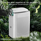 2-in-1 Dehumidifier & Air Purifier with HEPA Filter, Ionizer & Drain Hose