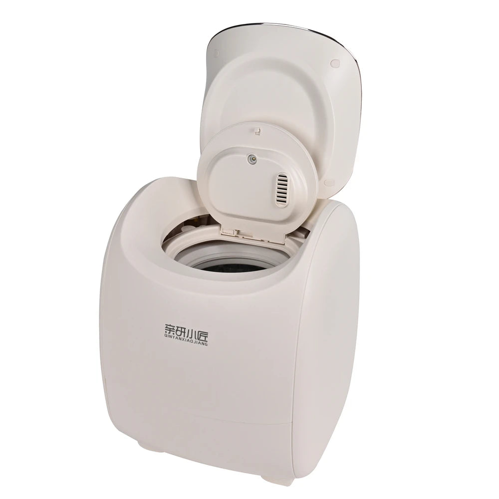 2kg Mini Electric Washer for Home and Travel Blue