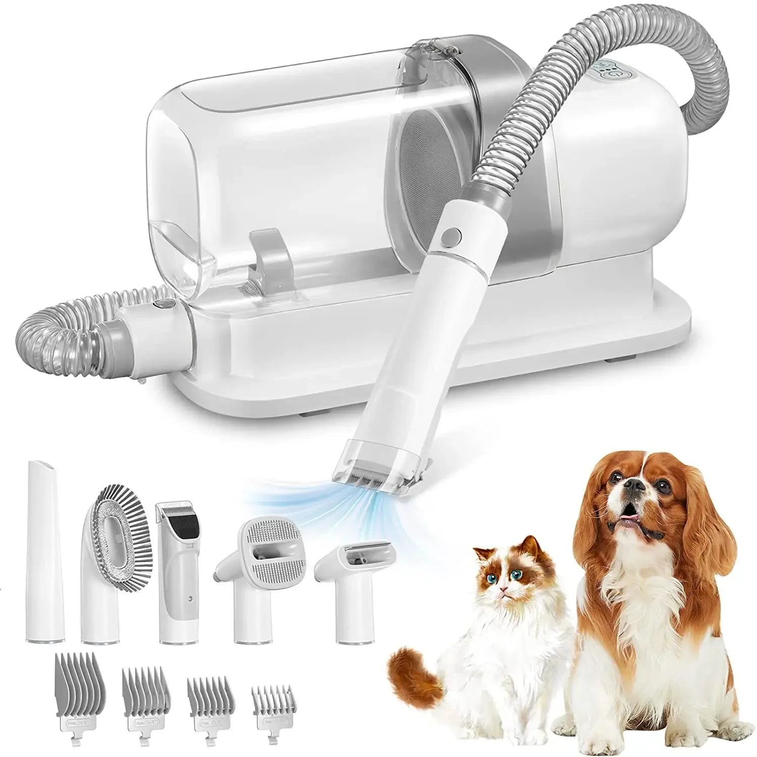 2.3L Pet Hair Vacuum Cleaner with Grooming Tools