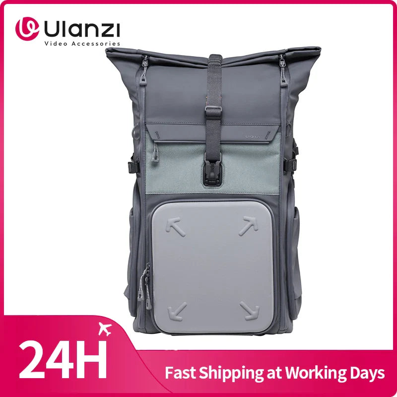 Hard Shell Camera Backpack 23–27L – Outdoor Travel & Hiking