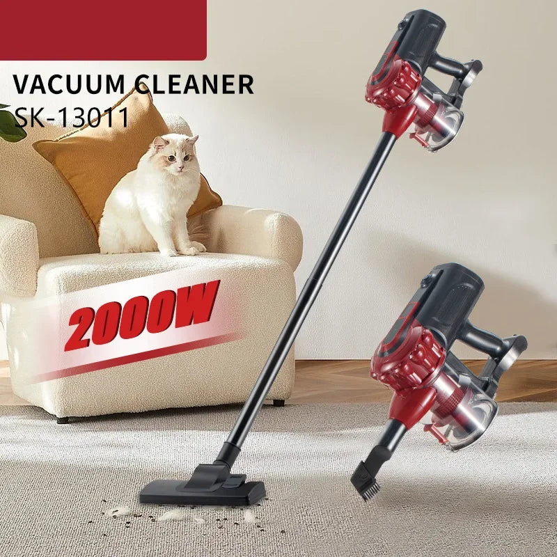 2000W Lightweight Corded Stick Vacuum for All Surfaces