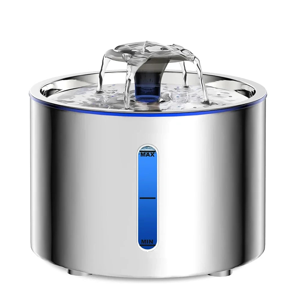 2.5L Stainless Steel Automatic Pet Water Fountain