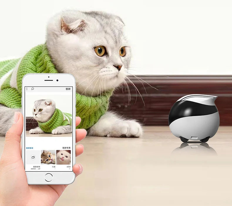 Intelligent Home Robot with 1080p Camera and Real-Time Monitoring