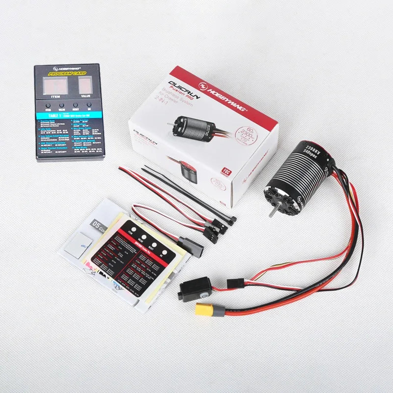 2-in-1 60A 2300KV Brushless ESC Motor with Program Card