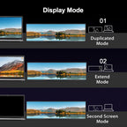 14.5” 2K Portable Touchscreen Monitor with HDMI & USB-C