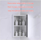 Triangular Bathroom Mirror Cabinet – Space-Saving Wall Mounted Storage, Waterproof Design