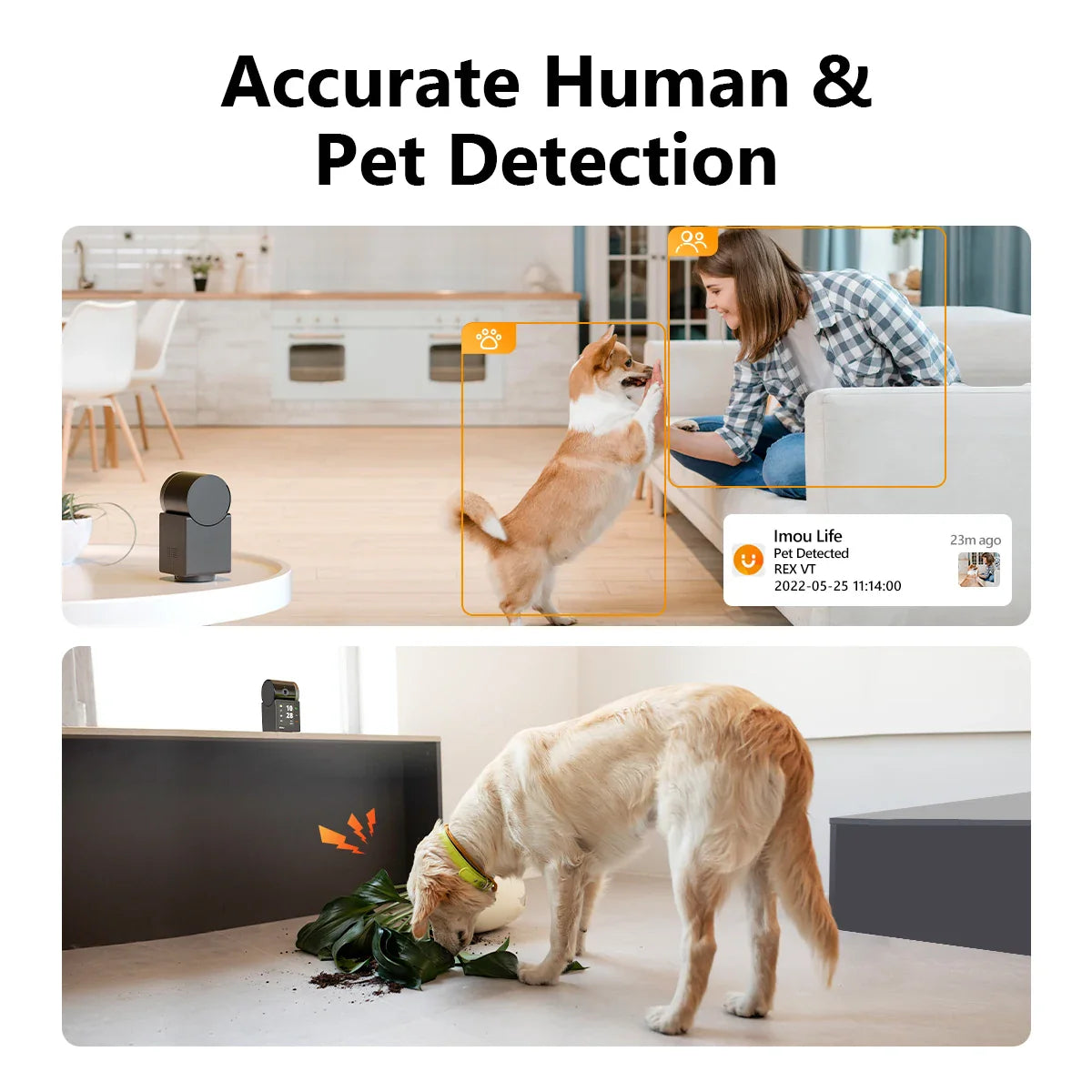 Smart AI Video Camera 3K QHD Display & Motion Alarm