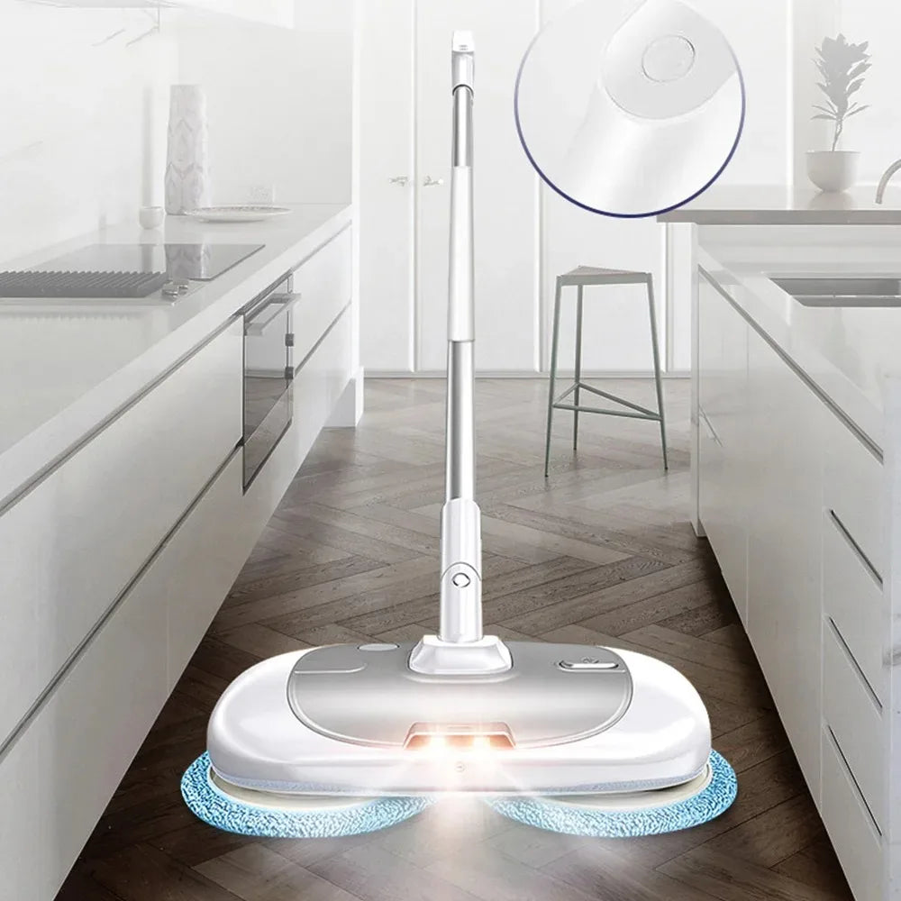 2-in-1 Rechargeable Electric Mop & Sweeper – Handheld Floor Cleaner for Home