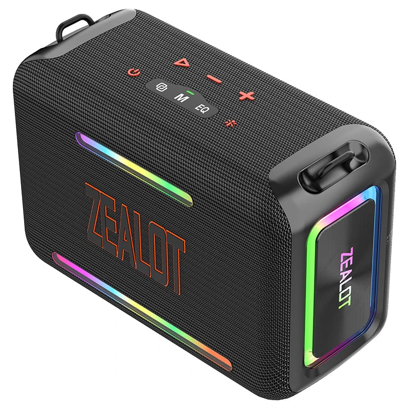 Portable Outdoor Speaker with 12H Playtime and Dual Pairing