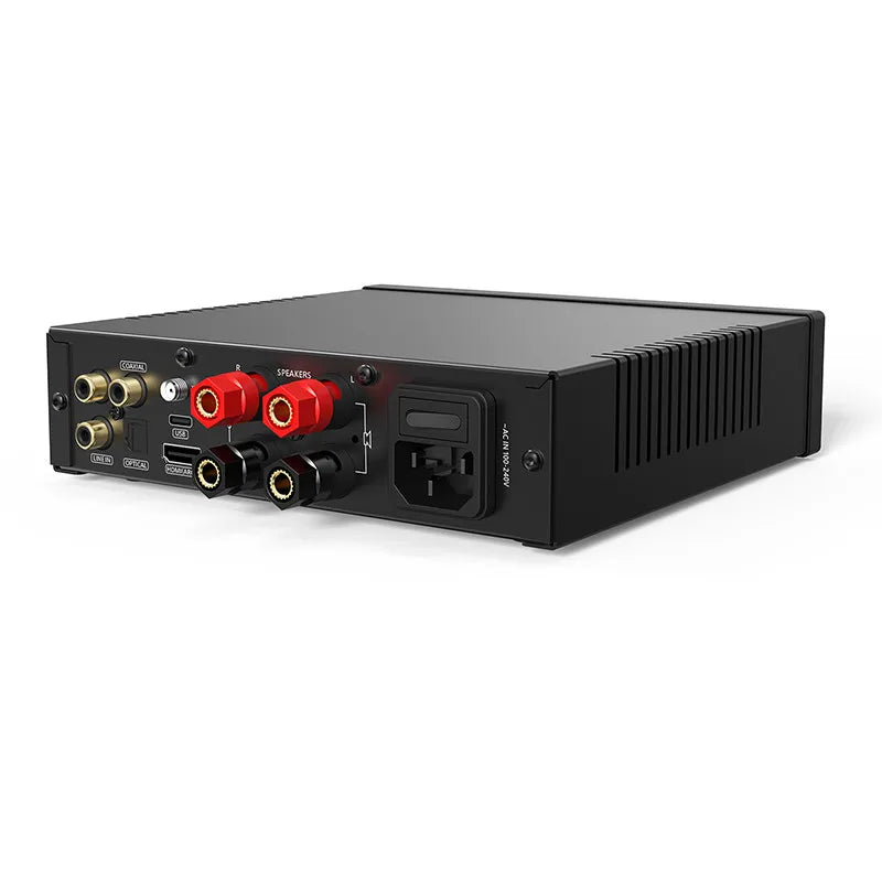 100W Dual-Channel Power Amplifier with Bluetooth & HDMI