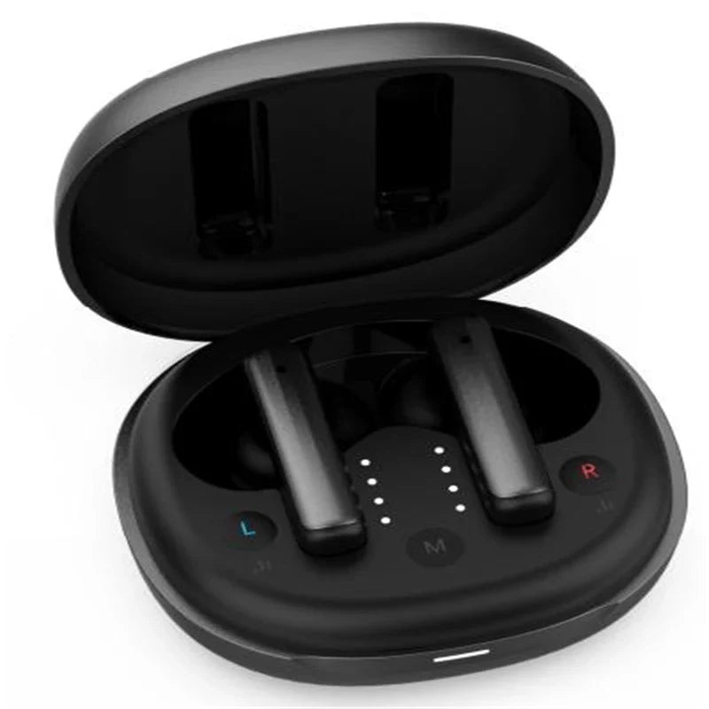 Digital Hearing Aid with Bluetooth, 25H Battery & 4 Sound Modes – Black