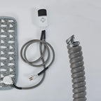 Cordless Gray Pet Heating Mat – Warm Waterproof Pad 45x45cm