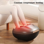 Electric Foot and Ankle Massager with Heating and Timer Grey