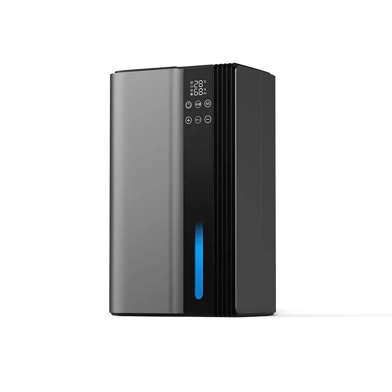 Portable Home Dehumidifier with Drain Hose, Timer & Sleep Mode – Ultra Quiet 1.2L/Day