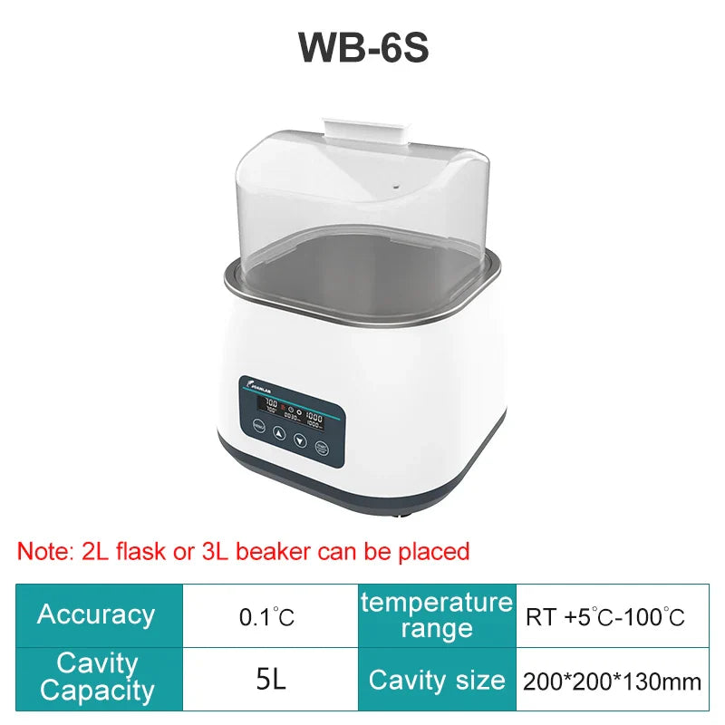 Laboratory Water Bath with Brushless Motor & Digital Display WB-6S