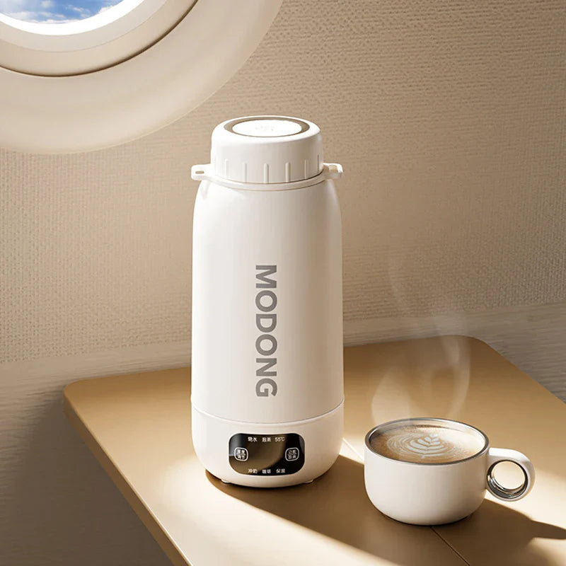 1L Portable Electric Kettle for Car and Home Use