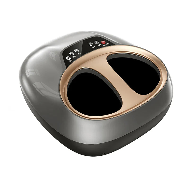Electric Foot and Ankle Massager with Heating and Timer Grey