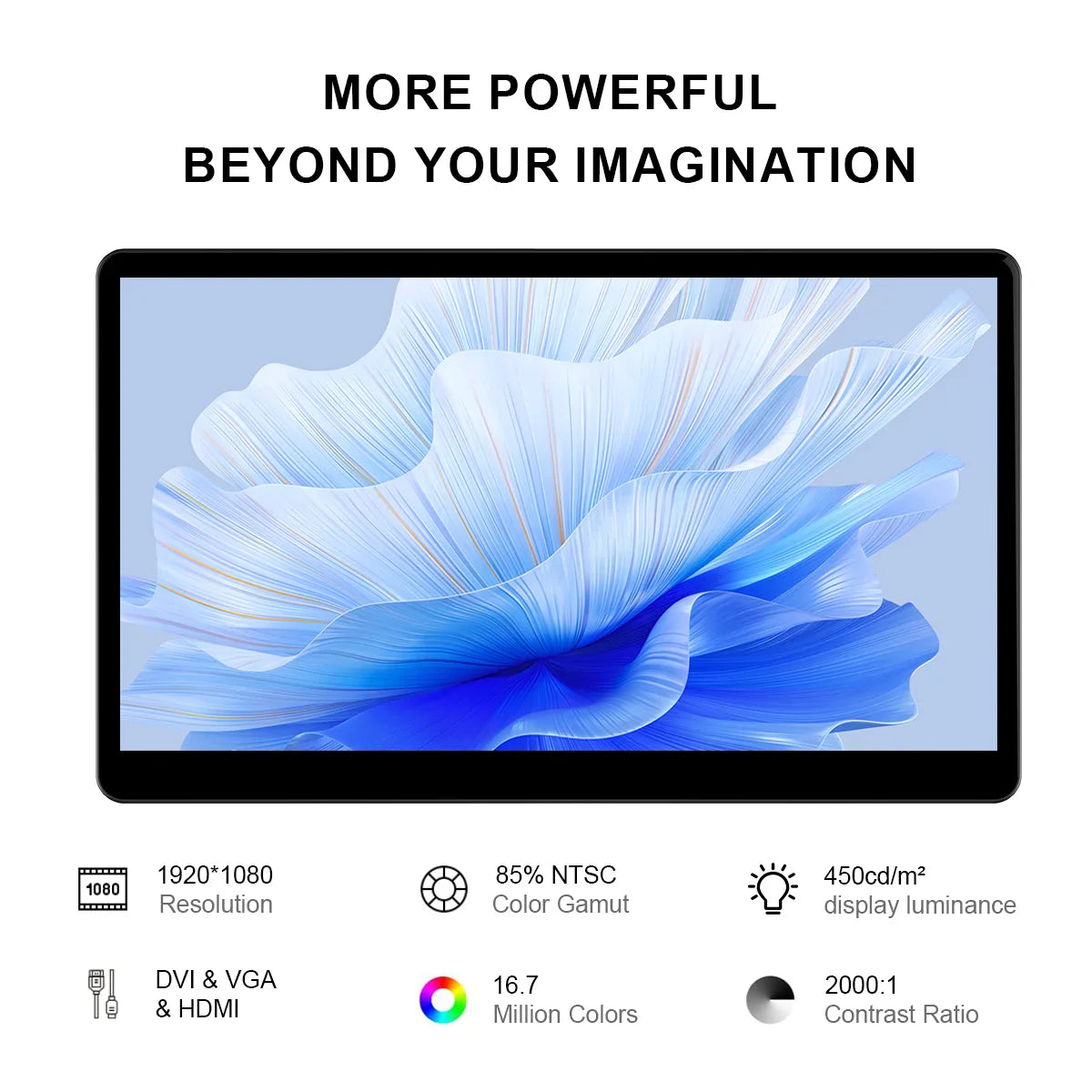15.6” 1080p Touchscreen Display with USB and Audio