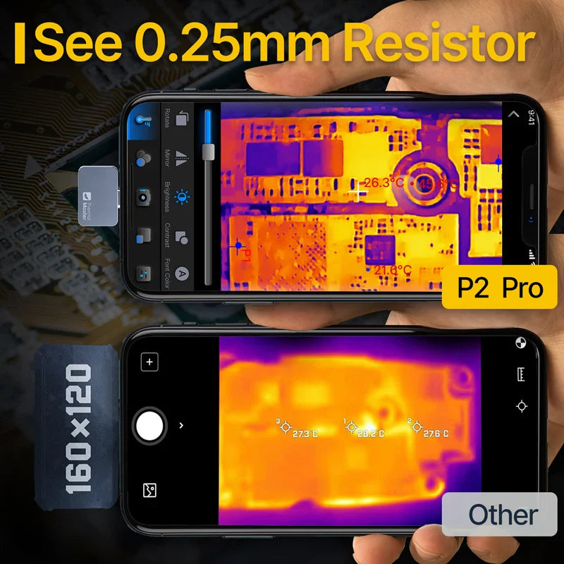 P2 Android Infrared Camera for Car and Home Inspection
