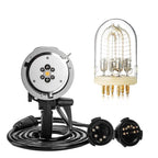 1200W Bare Bulb Flash Head for Outdoor Studio Lighting