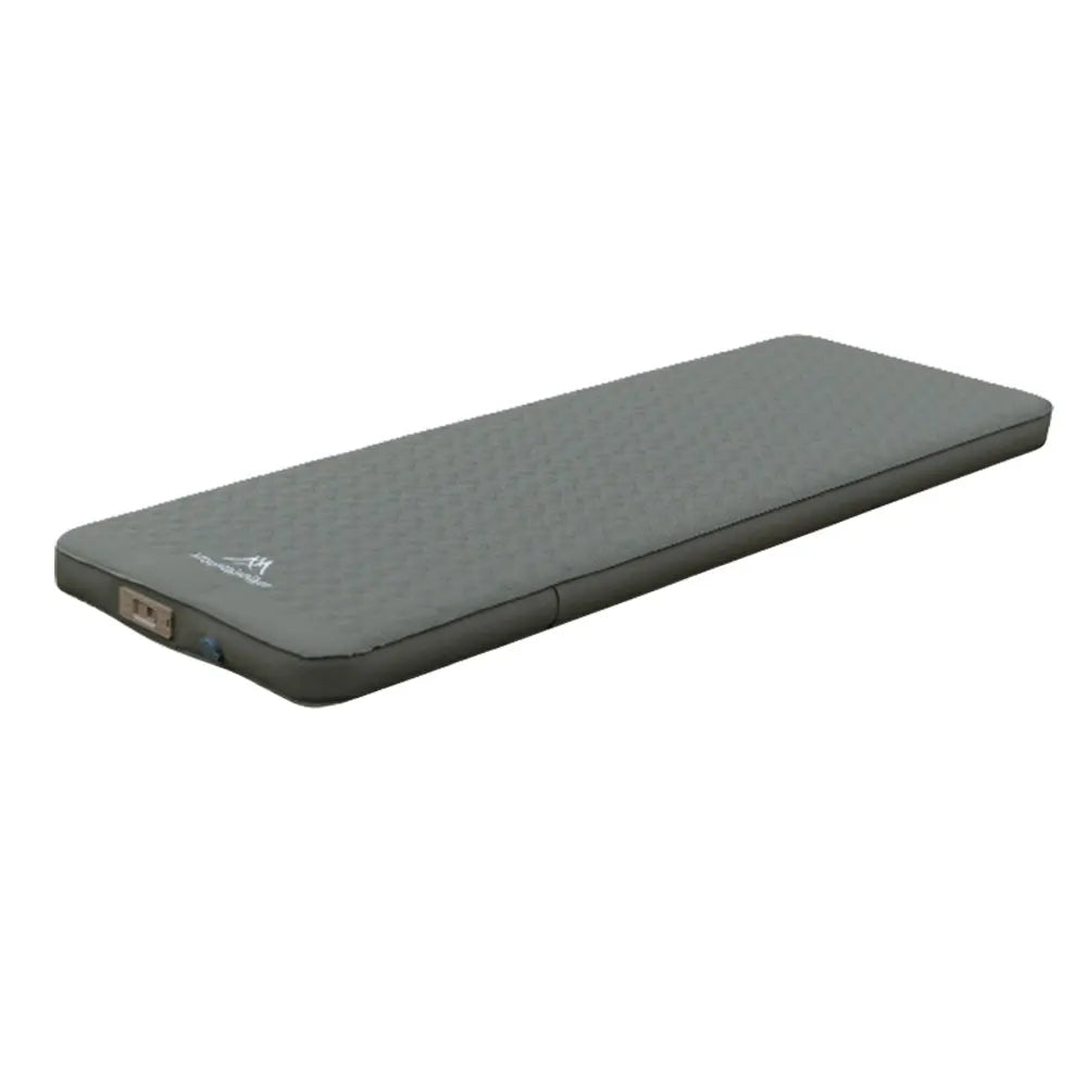 10cm Thick Army Green Single Camping Air Bed with Fast Inflation