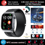 Waterproof Fitness Smartwatch with NFC and Heart Rate