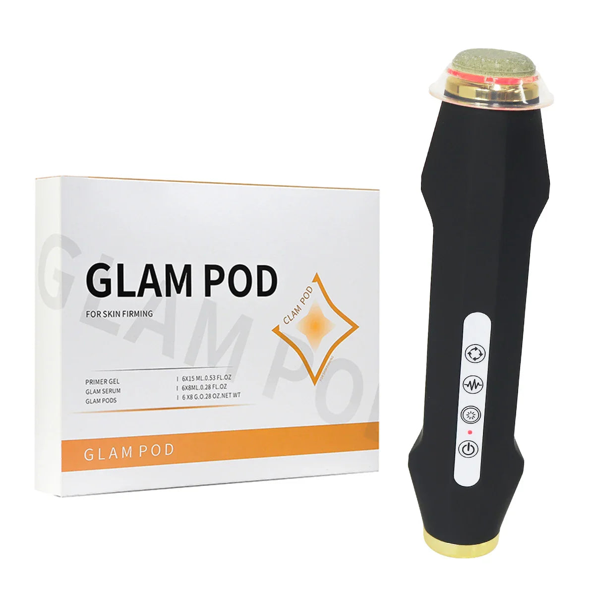 CO2 Oxygen Facial Pen with 7 Glam Pod Treatments