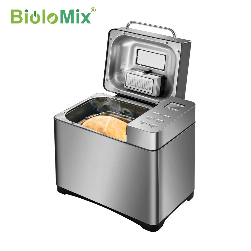 1KG Automatic Bread Maker with Fruit and Nut Dispenser