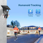 Outdoor 4G Security Camera 4K with Smart Tracking