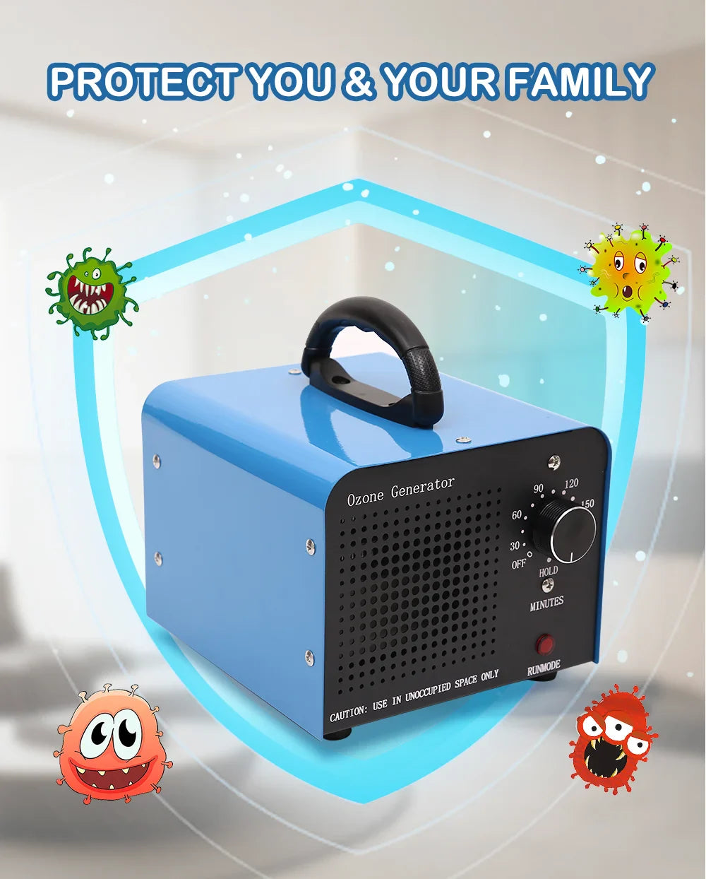 10000mg Ozone Generator for Home & Commercial Use