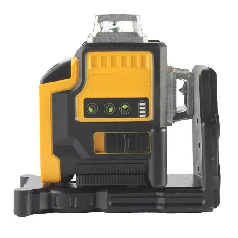 12-Line 3D Green Laser Level with 25m Range Without Battery