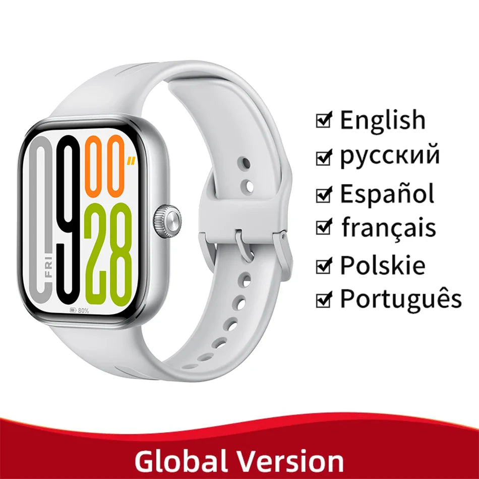2.07" AMOLED Health Tracker Smartwatch with GPS – Grey