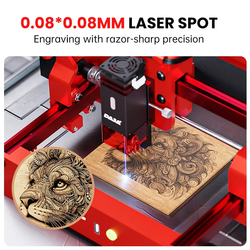 2-in-1 Laser Engraver with Rotary Axis and Infrared Head