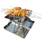 Compact Charcoal BBQ Grill for Outdoor Cooking