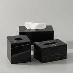Large Marble Tissue Box Square Modern Design for Home Decor