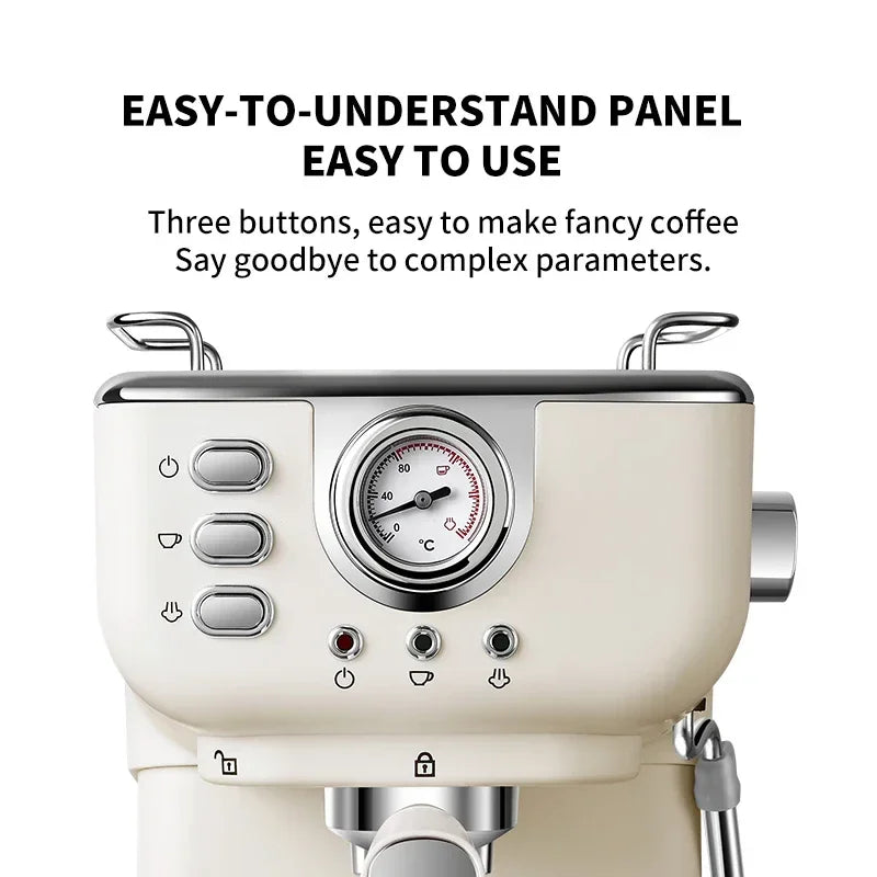 20 Bar Semi-Automatic Espresso Machine for Perfect Coffee