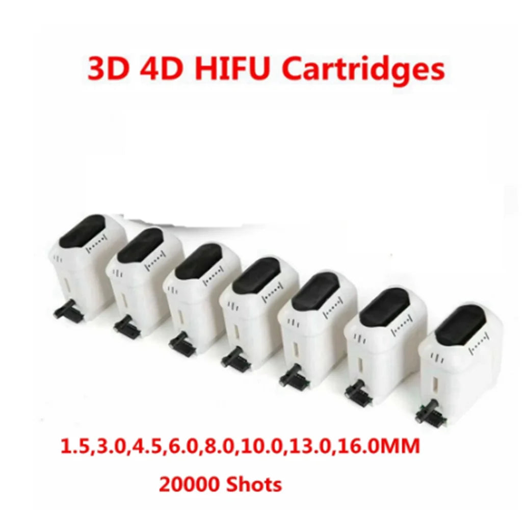 20000 Shots 12-Line HIFU Cartridge 3D/4D Replacement for Facial & Body Anti-Aging Machine