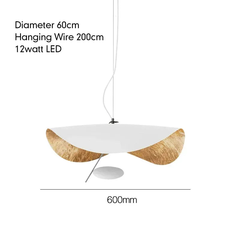 Italian-Inspired Hanging Lamp for Bedroom or Lounge