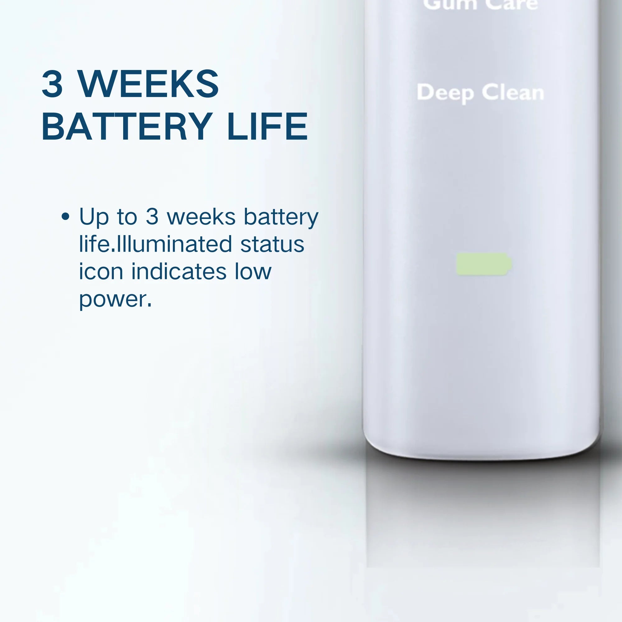 Rechargeable Sonic Electric Toothbrush with Deep Clean & Timer