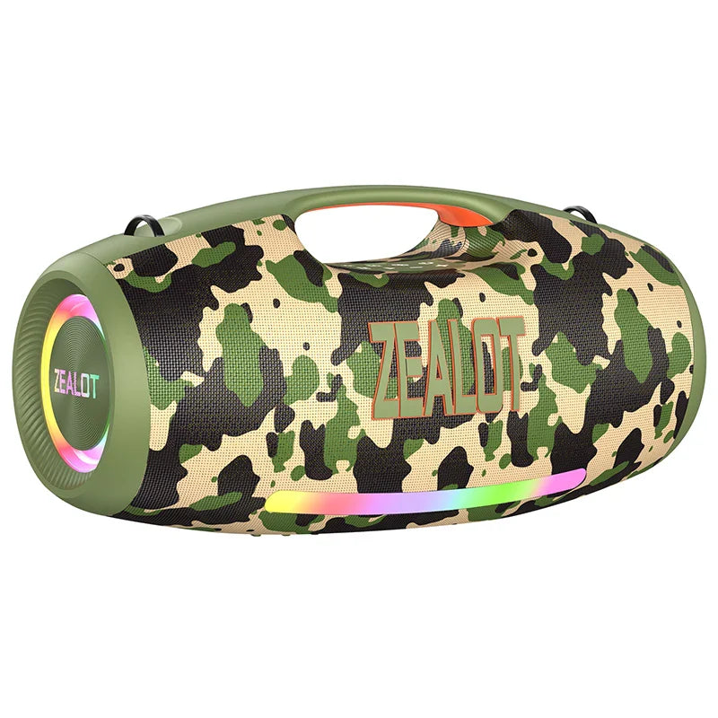 Outdoor Bluetooth Speaker with Deep Bass and Power Bank