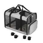 Travel Pet Trolley Bag for Small Animals – Foldable & Breathable