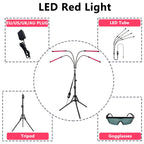 Full Body Red Light Therapy Panel with Tripod – 4 Tubes