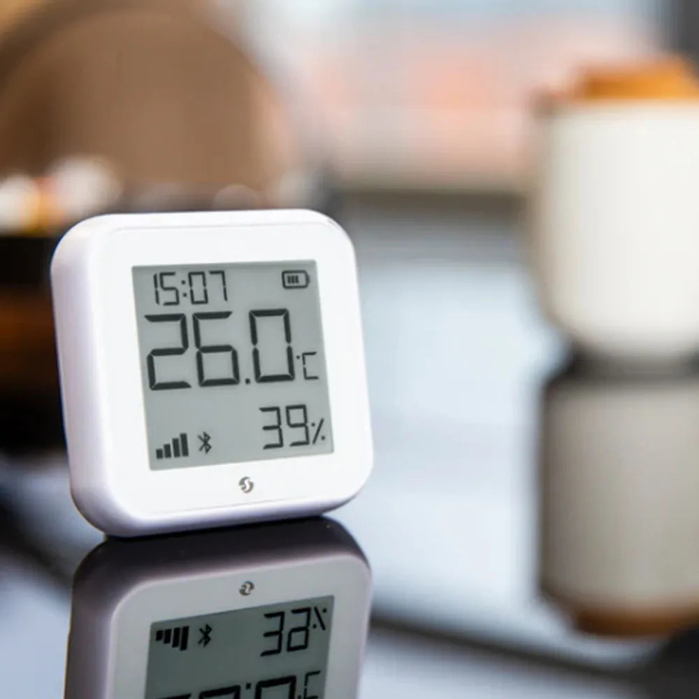 Smart Wi-Fi Temperature & Humidity Sensor with E-Paper Display Works with Alexa & Google Home