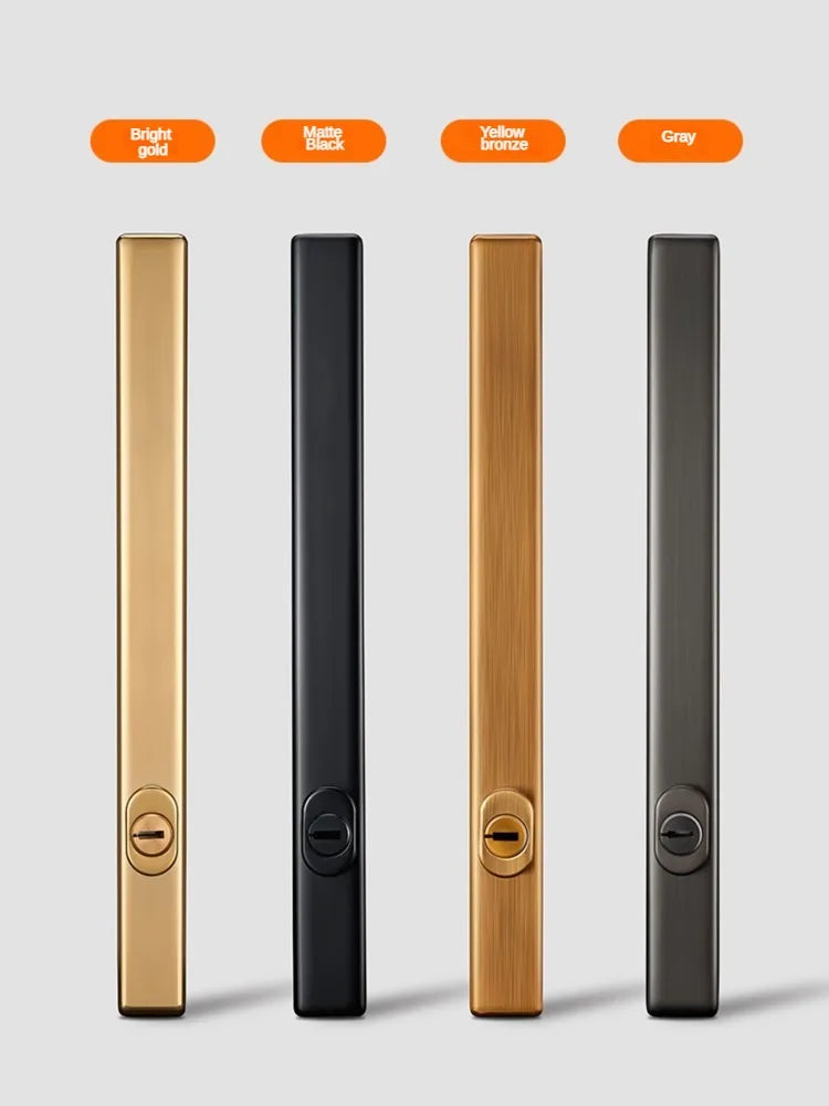 Silent Indoor Sliding Door Lock for Bedroom & Living Room, Key Included
