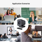 1080p Wireless Webcam with Microphone for PC and Streaming