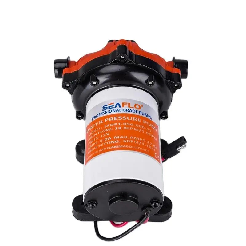 12V RV Marine Water Pump, 5-Chamber, 60 PSI