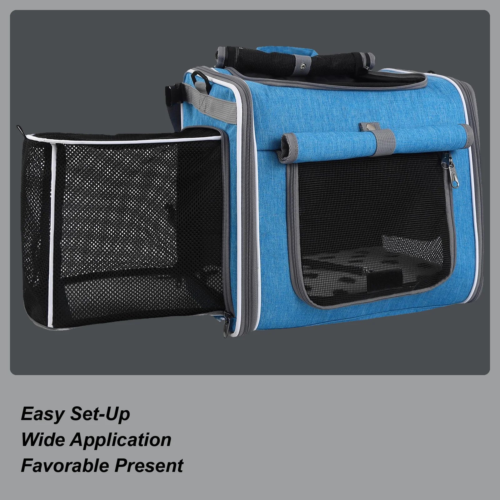 Multifunctional Pet Carrier for Bike, Car, and Travel