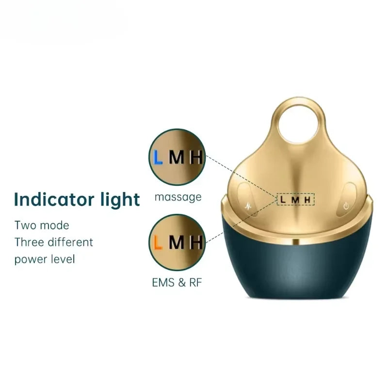 Portable Skin Tightening Device with 5 Light Therapy Modes Green